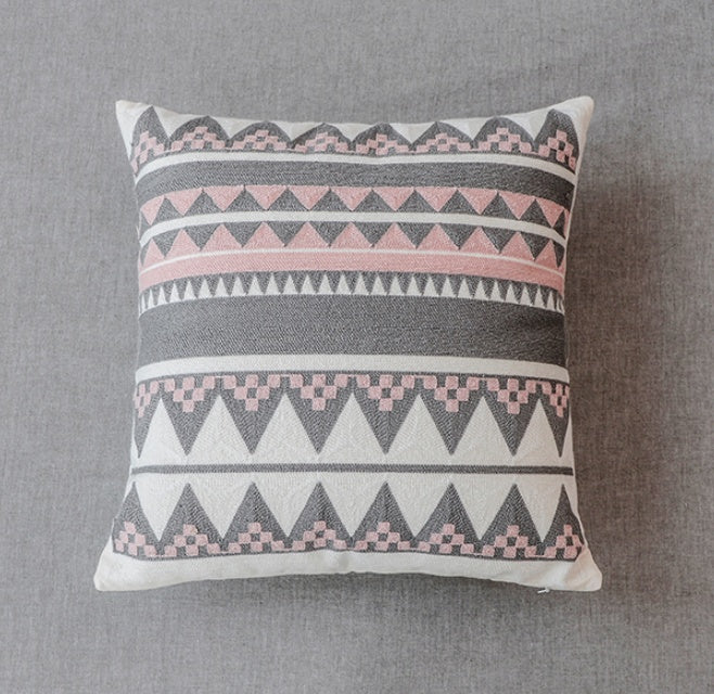 Canvas embroidery pillow