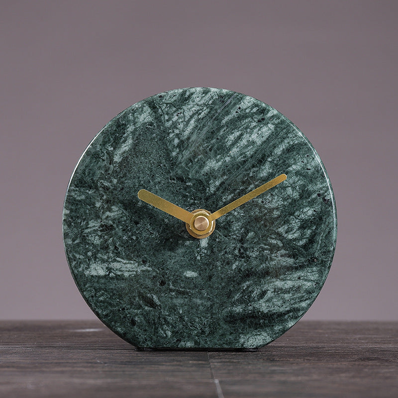 Marble Creative Desktop Decoration Clock
