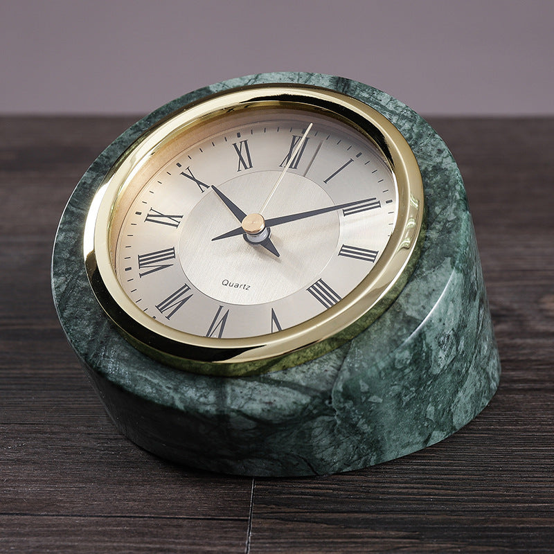 Marble Creative Desktop Decoration Clock