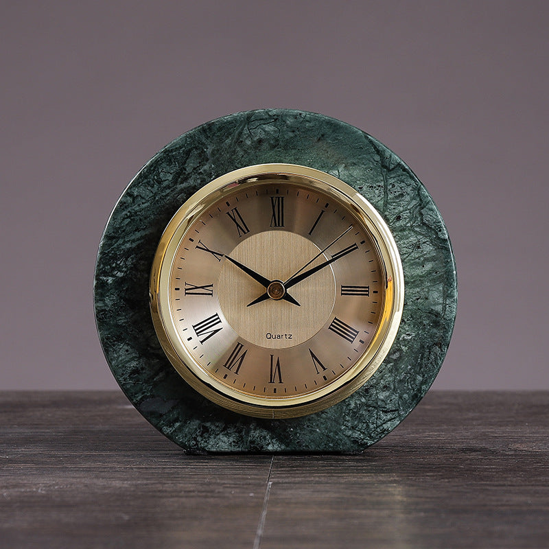 Marble Creative Desktop Decoration Clock