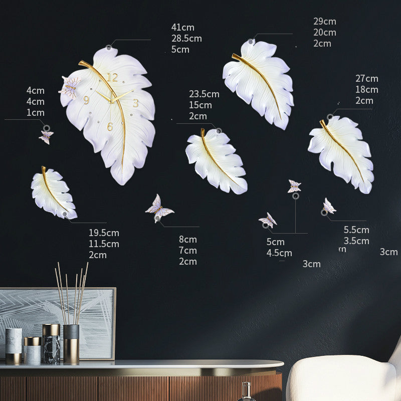Household wall clock decoration