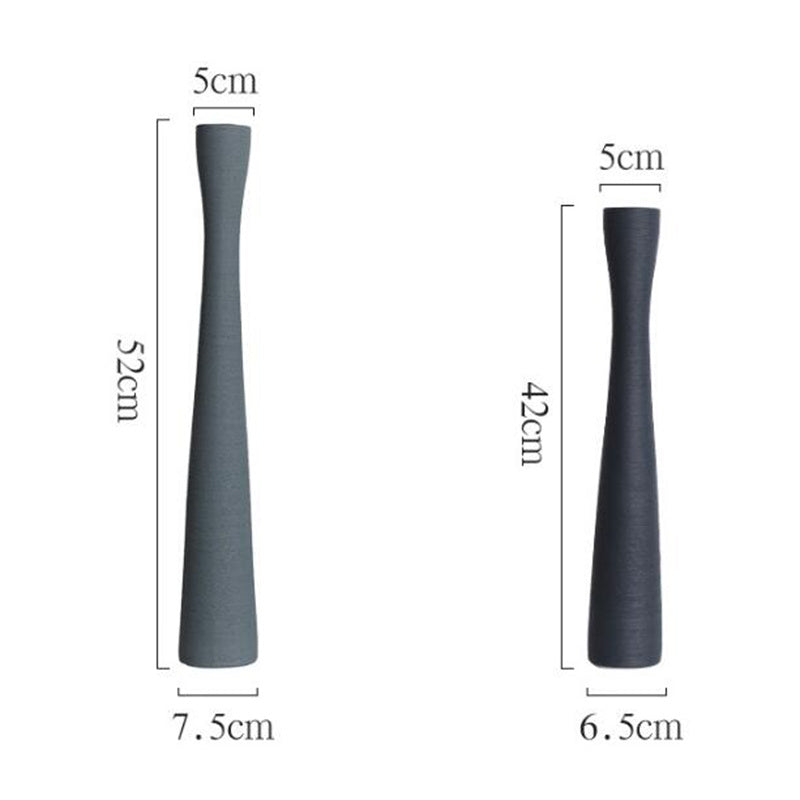 Luxurious Retro Slender Vase Flower Arrangement Longke Ceramics Large Size