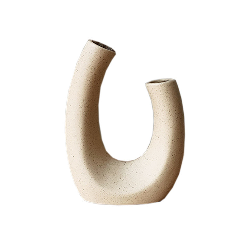 Plain Embryo Ceramic Vase Nordic Minimalist Ins Art Ornaments