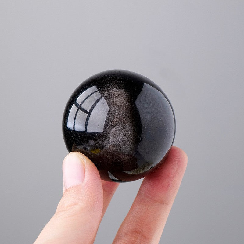 Natural Obsidian Ball Ornaments